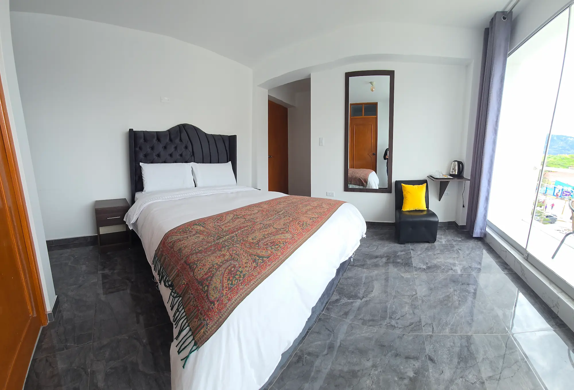 Habitación con balcón de Siana View Hotel